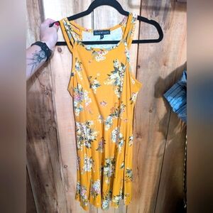 Derek Heart Yellow Sundress Sleeveless